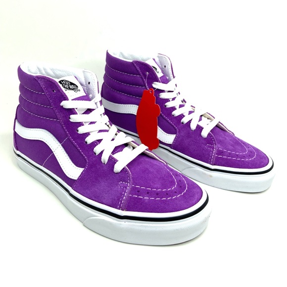 Vans Sk8-Hi Dewberry & True White Sneakers - Picture 3 of 16
